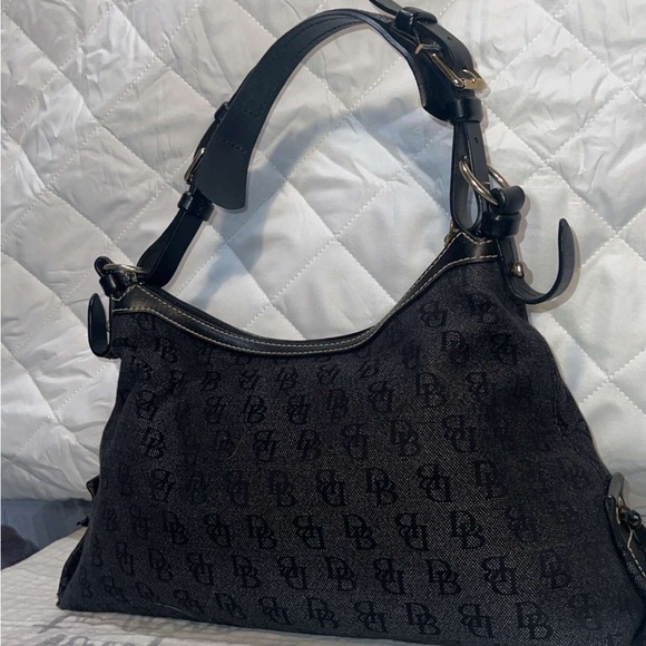 Vintage Navy Dooney and Burke handbag - Picture 4 of 6